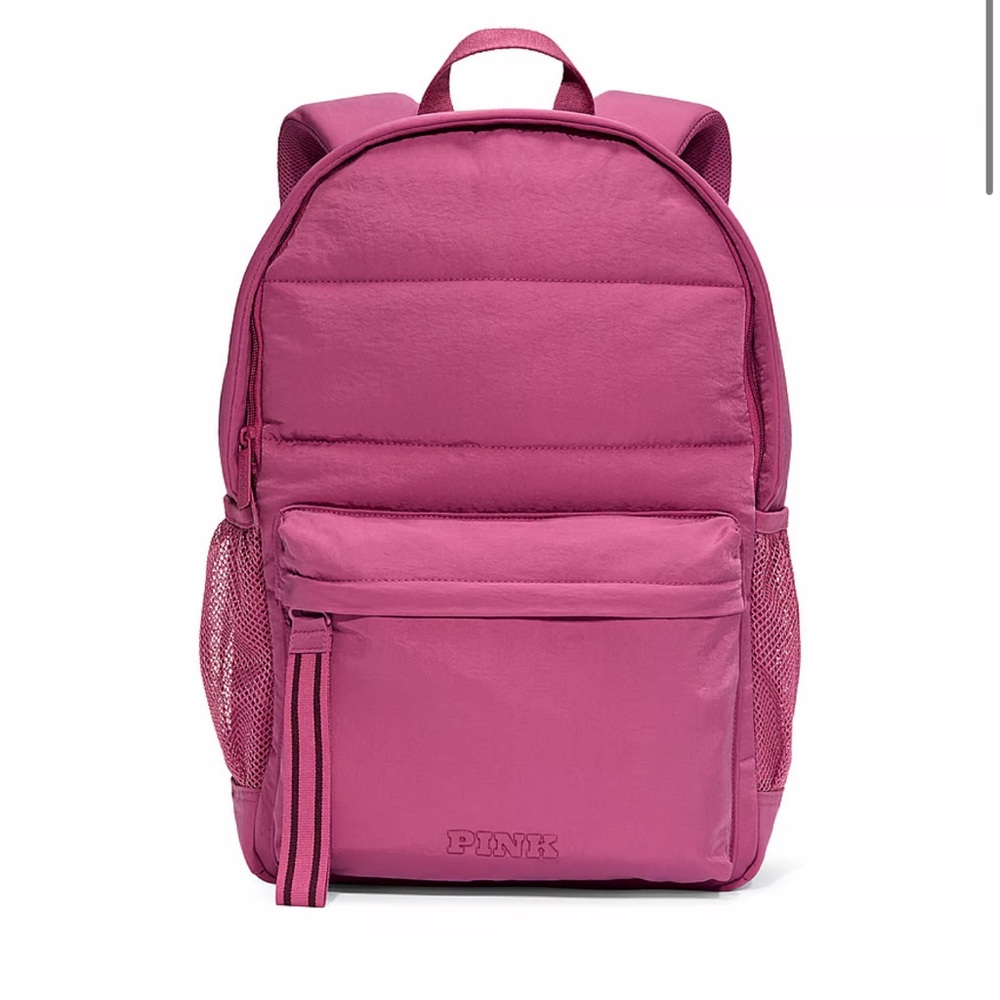 NWT PINK Victoria’s Secret 
QUILTED PUFFER BACKPACK